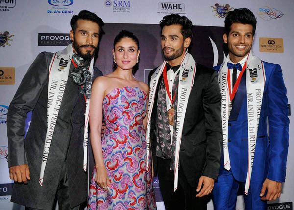 Mr India 2015 Mr India 2015 poses with Kareena Kapoor Eprahaar