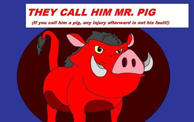 Mr. Pig They Call Him Mr Pig by kylgrv on DeviantArt