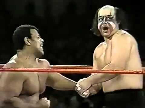 Mr. Pogo Bruiser Brody and Rocky Johnson vs Kendo Nagasaki and Mr Pogo Ninja