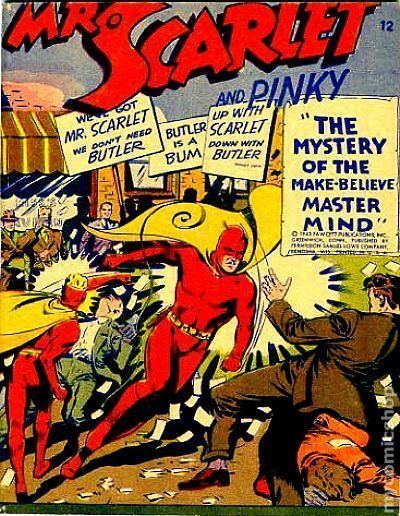 Mr. Scarlet Mr Scarlet and Pinky Mighty Midget 1943 Miniature comic books