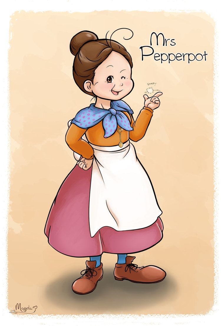 Mrs. Pepper Pot (anime) Nostalgia attack Mrs Pepperpot by Iruno on DeviantArt