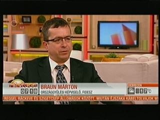 Márton Braun Braun Mrton az m1 Ma reggel cm msorban Videk Mdia Fideszhu