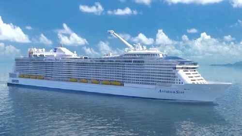 MS Anthem of the Seas Anthem Of The Seas Webcams Anthem Of The Seas Bow Construction