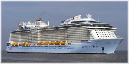 MS Anthem of the Seas Columbus Cruise Center says goodbye to Anthem of the Seas