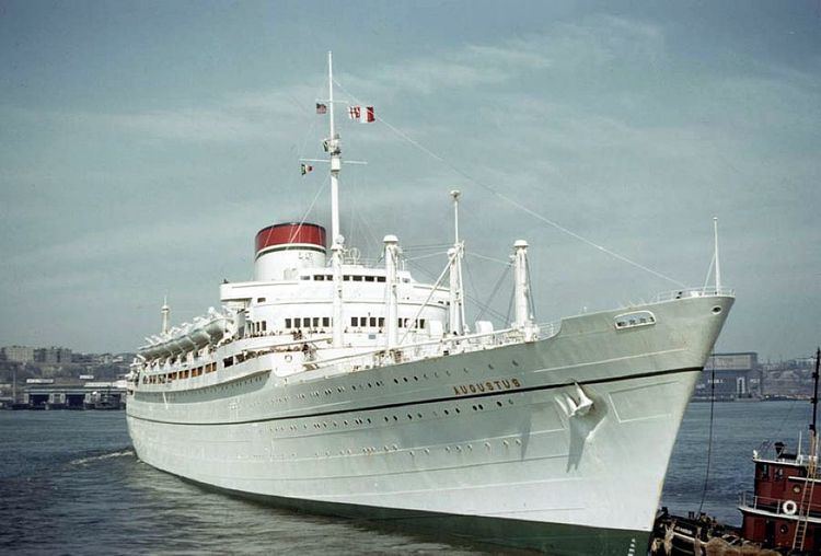 MS Augustus (1950) Italia Line MS Giulio Cesare amp Augustus MS Philippines