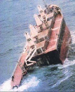 MS Berge Istra sinking