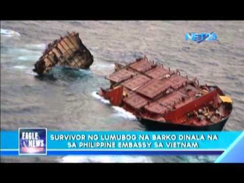 MS Bulk Jupiter Sole survivor of cargo ship already in Philippine embassy YouTube