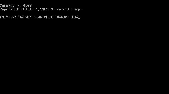 MS-DOS 4.0 (multitasking)