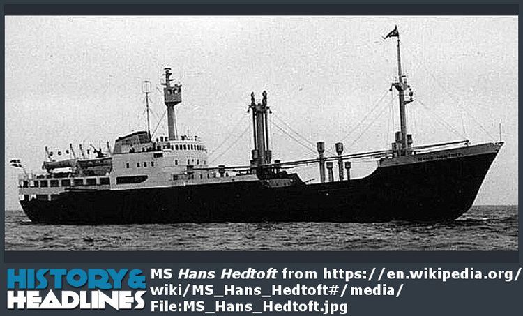 MS Hans Hedtoft January 30 1959 Unsinkable Ocean Liner Hits Iceberg and Sinks on