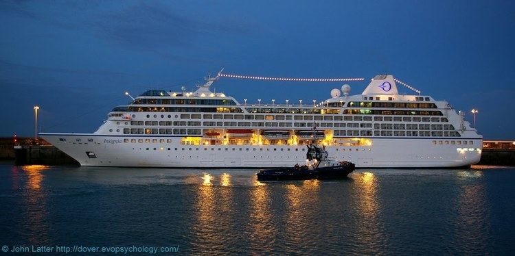 MS Insignia Panoramio Photo of MS Insignia Cruise Ship before Dawn CT2