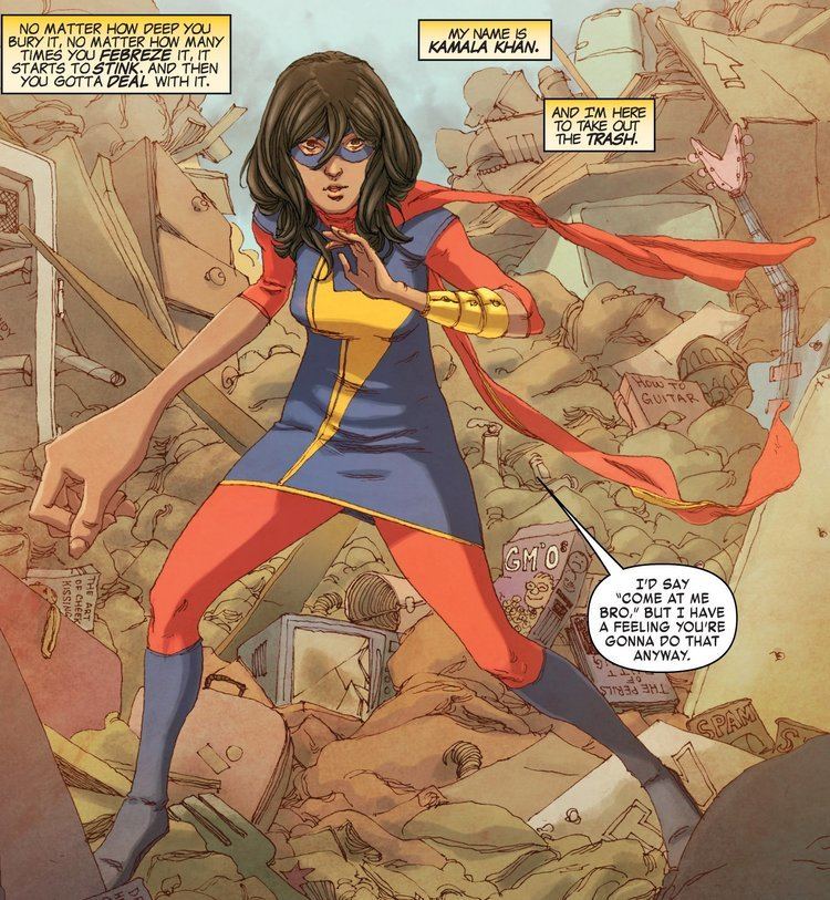 Ms. Marvel (Kamala Khan) Ms Marvel Audiobook featuring Kamala Khan