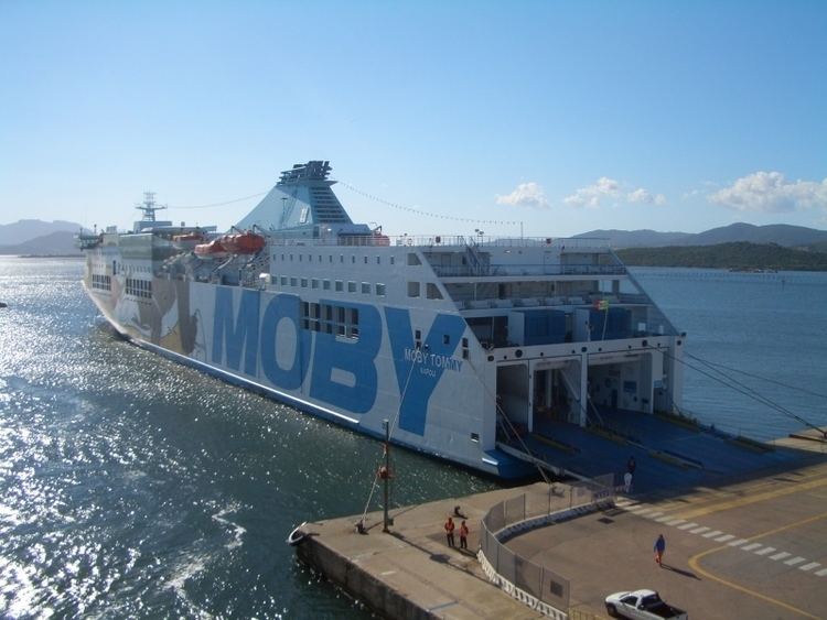 MS Moby Tommy MOBY TOMMY IMO 9221310 Callsign ICCS ShipSpottingcom Ship