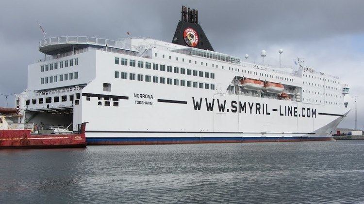 MS Norröna Panoramio Photo of Die MS Norrna in ihrem Heimathafen