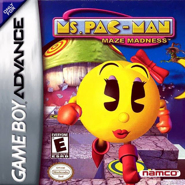 Ms. Pac-Man Maze Madness Ms PacMan Maze Madness Box Shot for Game Boy Advance GameFAQs