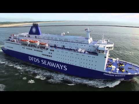 MS Princess Seaways DFDS Princess Seaways Ferry IJmuiden Newcastle YouTube