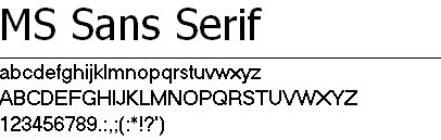 MS Sans Serif mercerbell 21 Stunning Web Safe Fonts