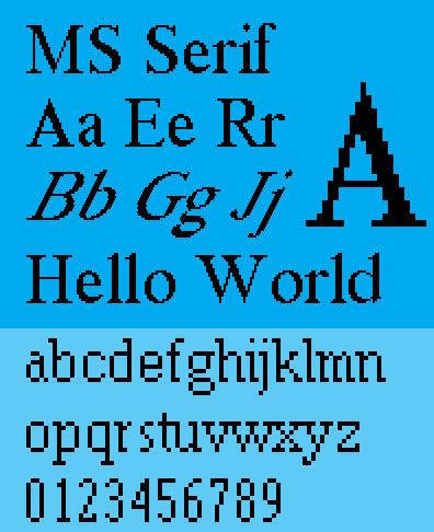 MS Serif