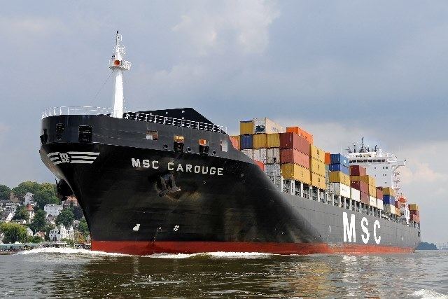 MSC Carouge Port of Hamburg MSC Carouge IMO 9320441 Containerschiff