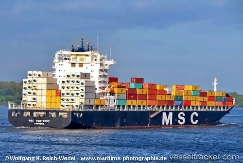 MSC Monterey MSC Monterey Type of ship Cargo Ship Callsign D5BL4