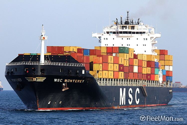 MSC Monterey MSC MONTEREY Container ship IMO 9349796