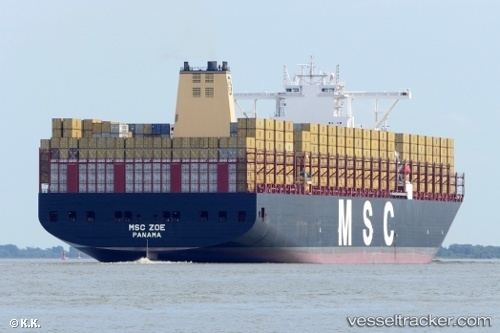 MSC Zoe MSC Zoe Type of ship Cargo Ship Callsign 3FQA vesseltrackercom