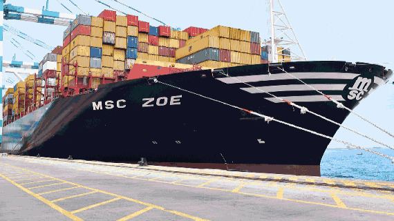 MSC Zoe VIDEO Countdown Begins for MSC Zoe39s Christening World Maritime News
