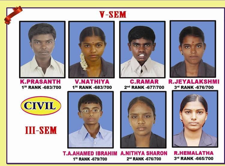 MSPVL Polytechnic College Toppers 2013 MSPVL Polytechnic College