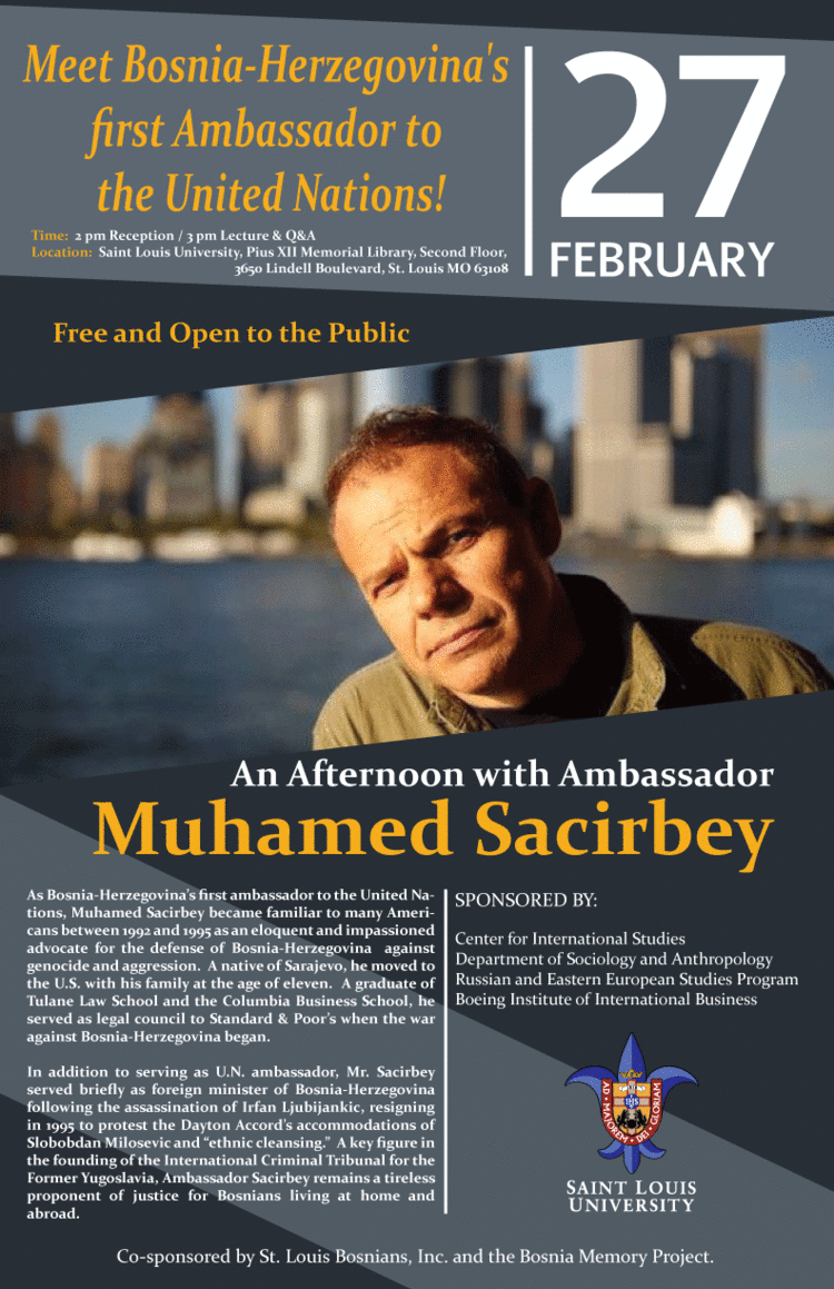Muhamed Sacirbey Bosnia to US From Refugees to Great Americans