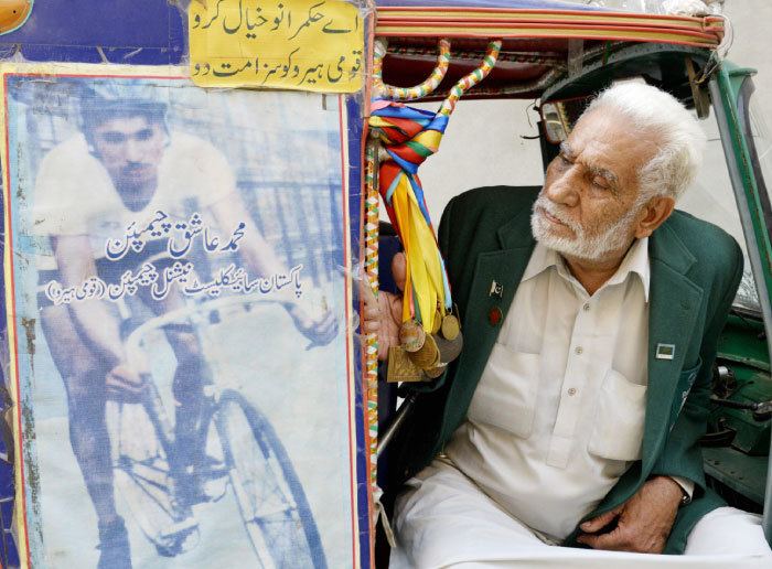 Muhammad Ashiq A bumpy ride Olympian cyclist pedals into penury Saudi Gazette