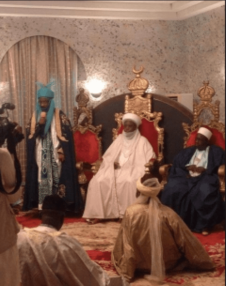Muhammadu Sanusi I New Emir Of Kano Alhaji Muhammadu Sanusi II Visits Sultan