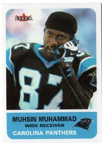 Muhsin Muhammad CAROLINA PANTHERS Muhsin Muhammad 231 FLEER Tradition 2002 NFL