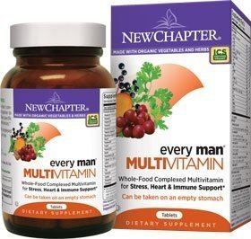 Multivitamin Amazoncom New Chapter Every Man Men39s Multivitamin Fermented