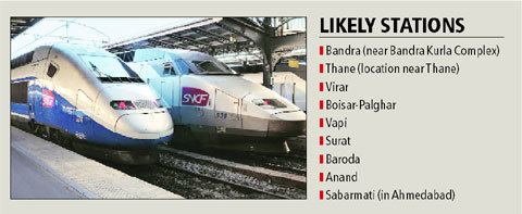 Mumbai–Ahmedabad high-speed rail corridor MumbaiAhmedabad bullet train will cut travel time by onethird