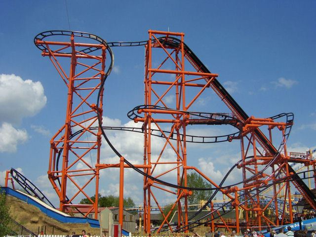 Mumbo Jumbo (roller coaster) Mumbo Jumbo Roller Coaster with a slope of 112 Degrees sorjan