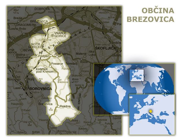 Municipality of Brezovica wwwbrezovicasiwpcontentuploads2016065mapbrjpg