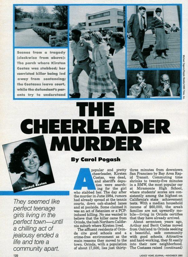 Kirsten Costas The real death of a cheerleader story 1985 Click Americana