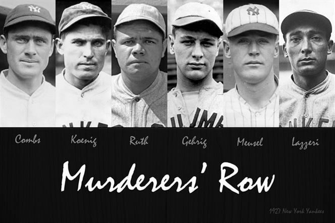 Murderers' Row wwwopenprintscomArtistPictureImagesPictureMur