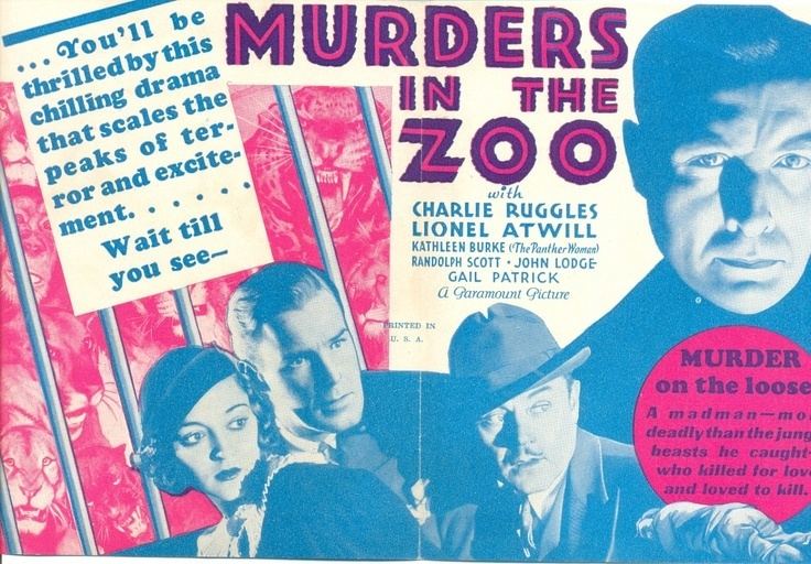 Murders in the Zoo Murders in the Zoo 1933
