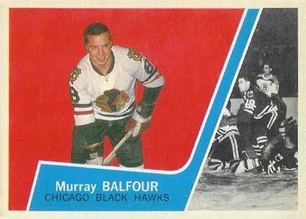 Murray Balfour 1963 Topps Murray Balfour 35 Hockey Card Value Price Guide