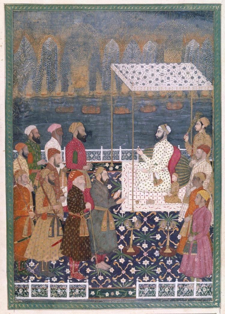 Murshid Quli Khan Murshid Quli Khan holding Durbar by the Bhagirathi River c1720