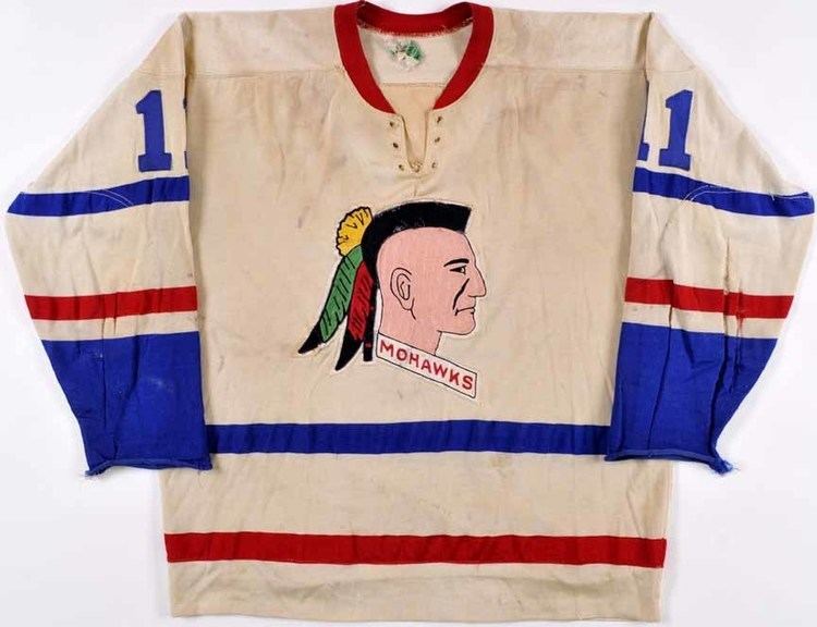 Muskegon Mohawks Late 196039s Muskegon Mohawks Game Worn Jersey Player 11