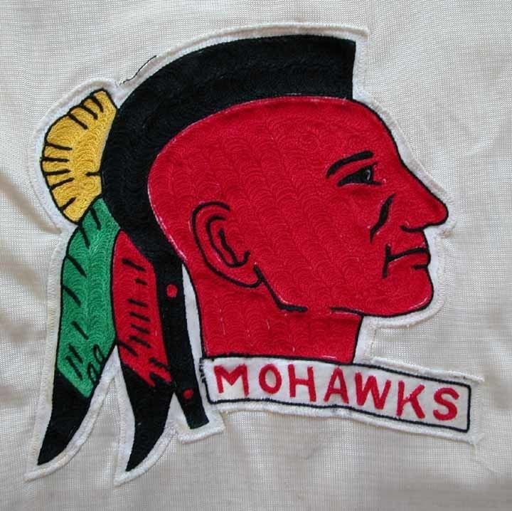 Muskegon Mohawks Mid 197039s Muskegon Mohawks Game Worn Jersey Player 19
