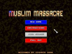 Muslim Massacre (video game) httpsuploadwikimediaorgwikipediaenthumbc