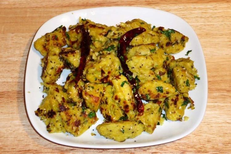 Muthia Muthia Steamed Dumpling Manjula39s Kitchen Indian Vegetarian