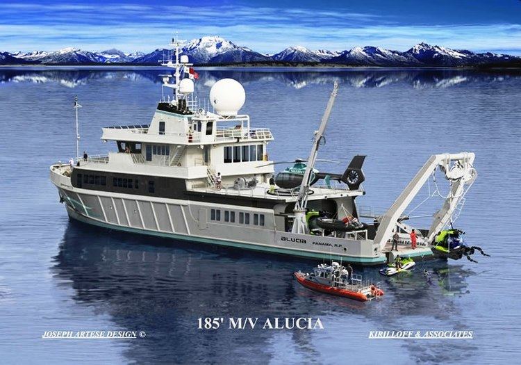 MV Alucia The 5575m Motor Yacht ALUCIA by Ateliers et Chantiers C Auroux