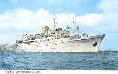 MV Aureol Lind Pages about ocean Liners Titanic Zimbabwe Hotels history
