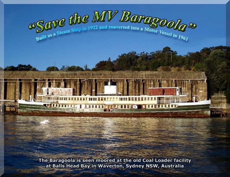MV Baragoola Save the MV Baragoola