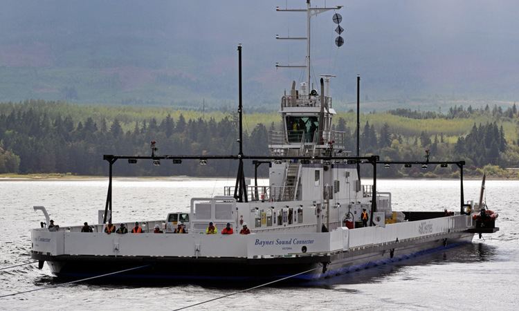 MV Baynes Sound Connector BC Ferries39 first cable ferry goes into service one of the
