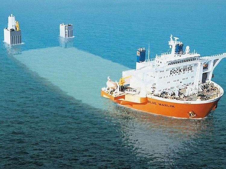 MV Blue Marlin Heavy Lift Ships and their Impossibly Massive Cargoes Amusing Planet