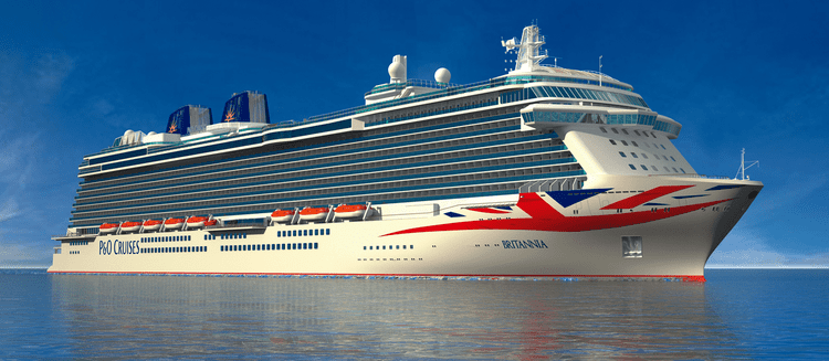 MV Britannia (2015) PampO cruises The Cruise People Ltd